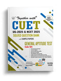 Together With CUET UG Entrance Exam Books 202526 General Aptitude Test Solved Question Bank With Sample Paper