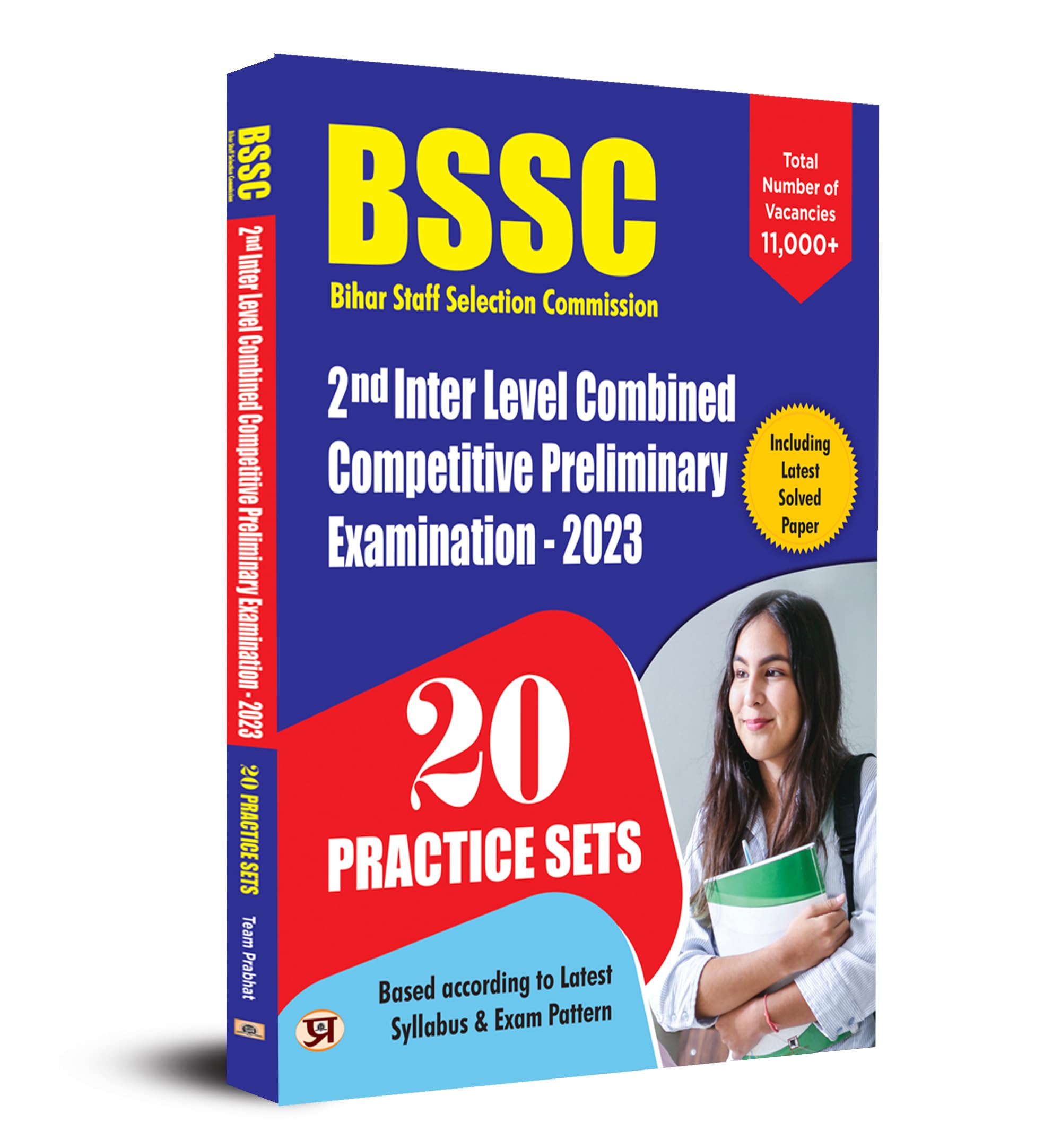 BSSC Bihar Staff Selection Commission Combined Competitive Pre Exam 2nd Inter Level Exam Book  Latest Syllabus & Pattern (20 Pra