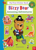Nosy Crow Bizzy Bear My First Sticker Book Amazing Adventures.