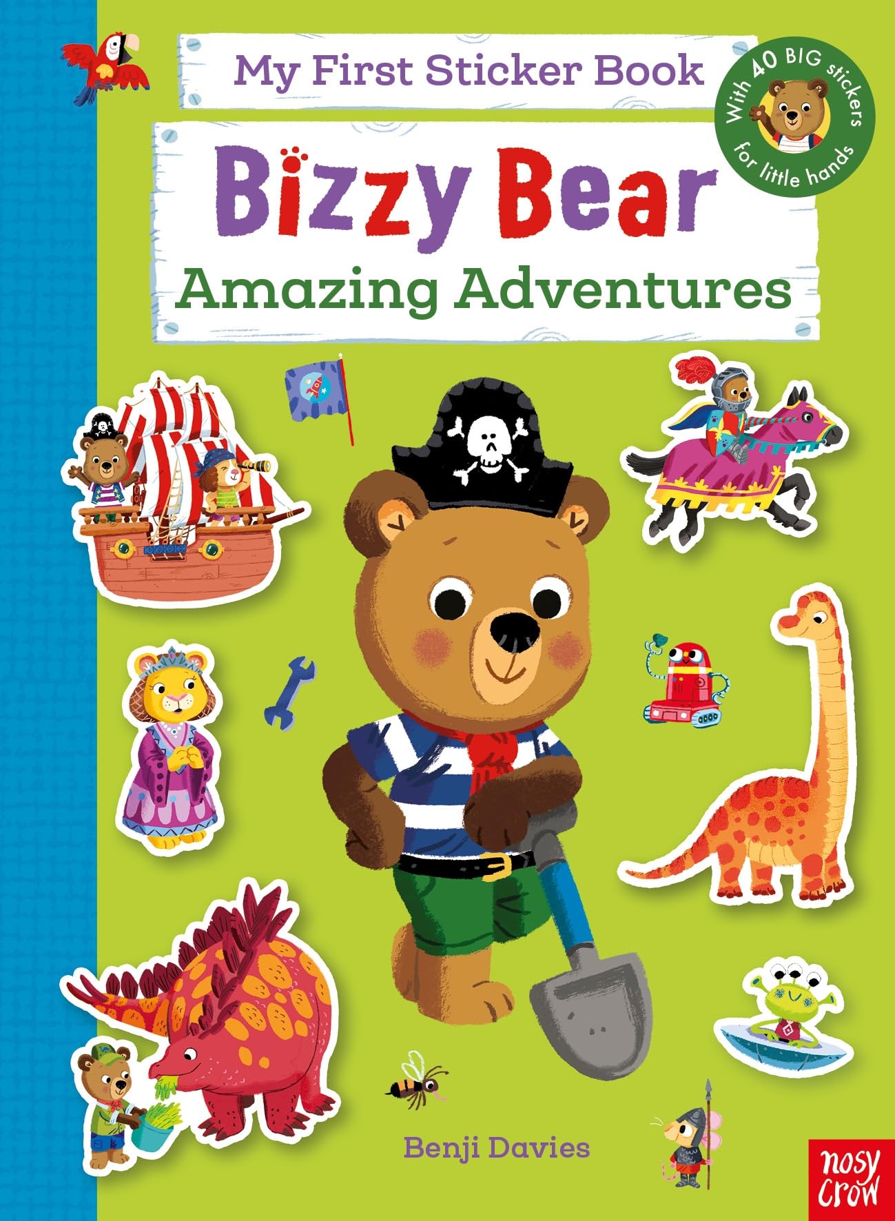 Nosy Crow Bizzy Bear My First Sticker Book Amazing Adventures.