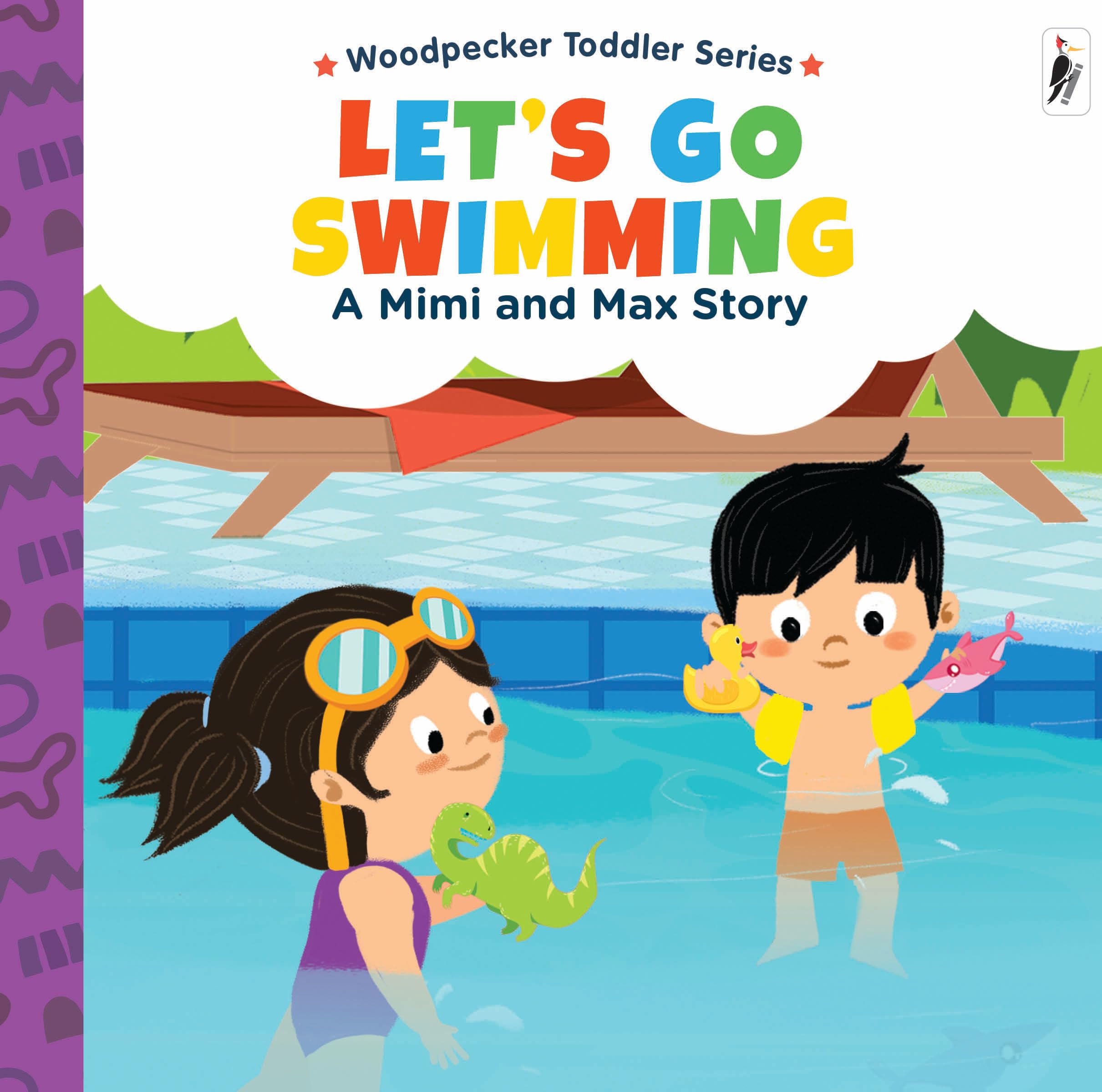 A Mimi & Max Story:Lets Go Swimming Board Books Toddlers | Interactive Story Book for Kids & Babies | For Age 3+
