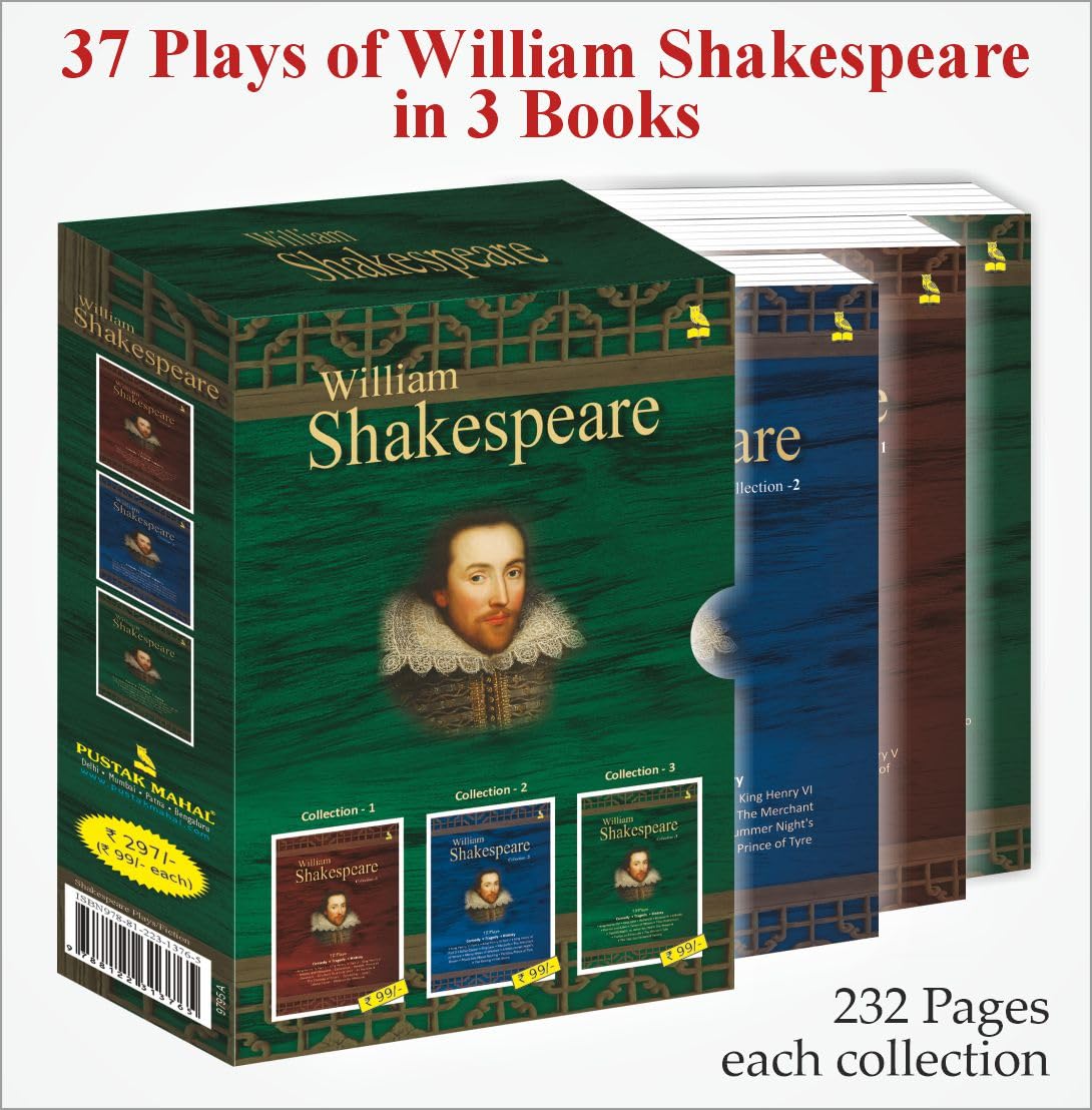 WILLIAM SHAKESPEARE SET BOX (3 BOOKS)