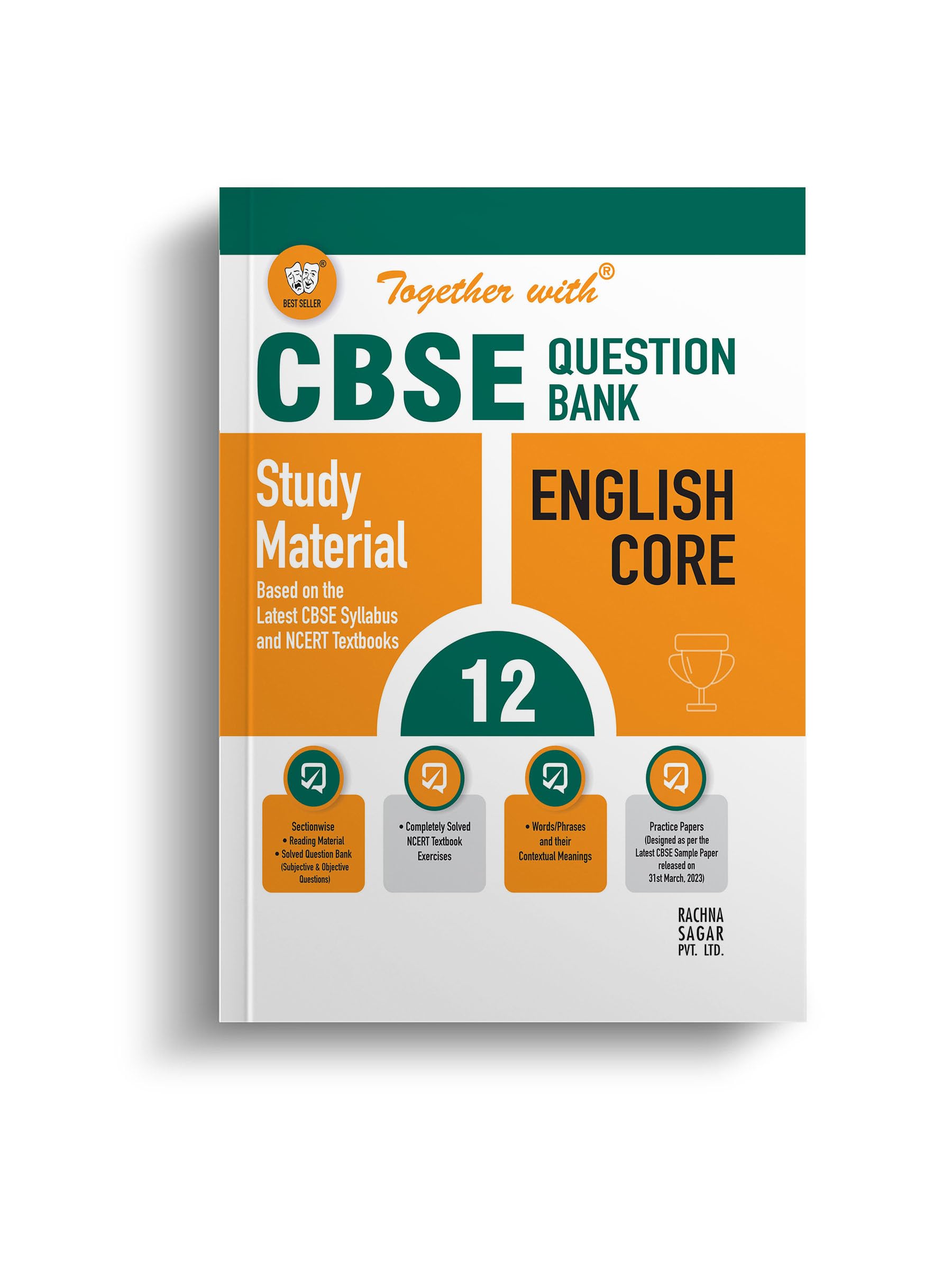 Together with CBSE Question Bank Class 12 English Core with Sample Paper for Exam 2024 (Chapterwise & Topicwise)