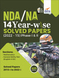 Nda/ Na 14 YearWise Solved Papers (2022  15) Phase I & Ii 4Th Edition