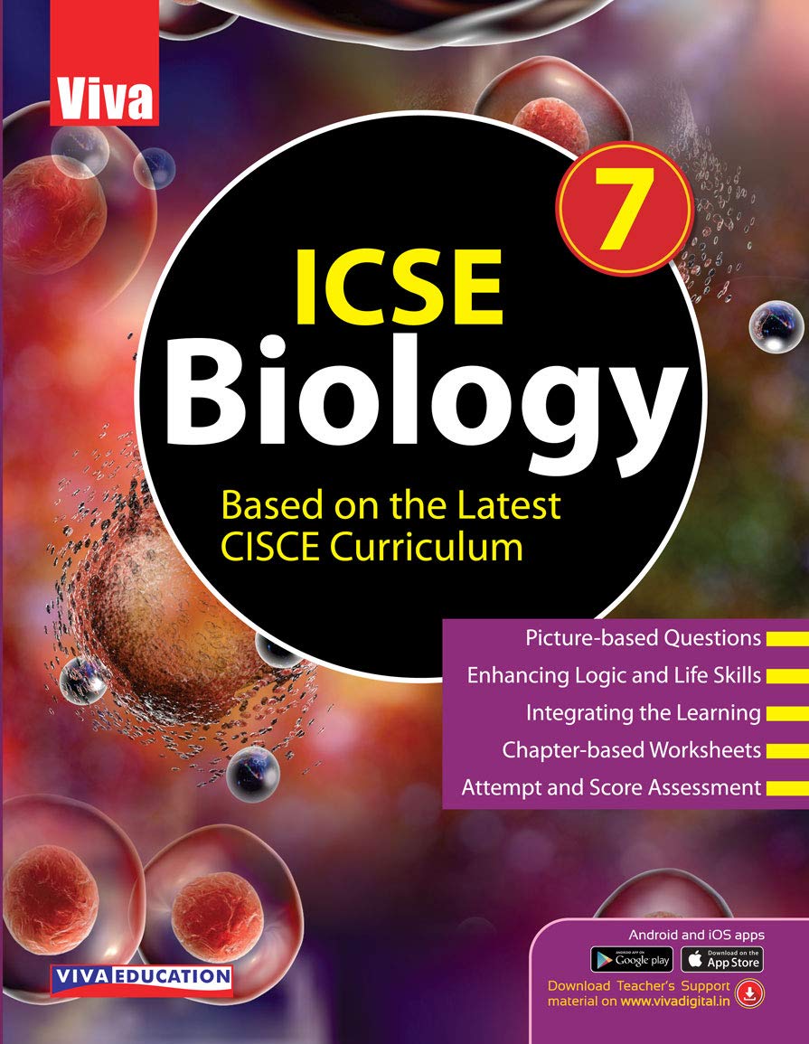 ICSE Biology  7, 2019 Ed.