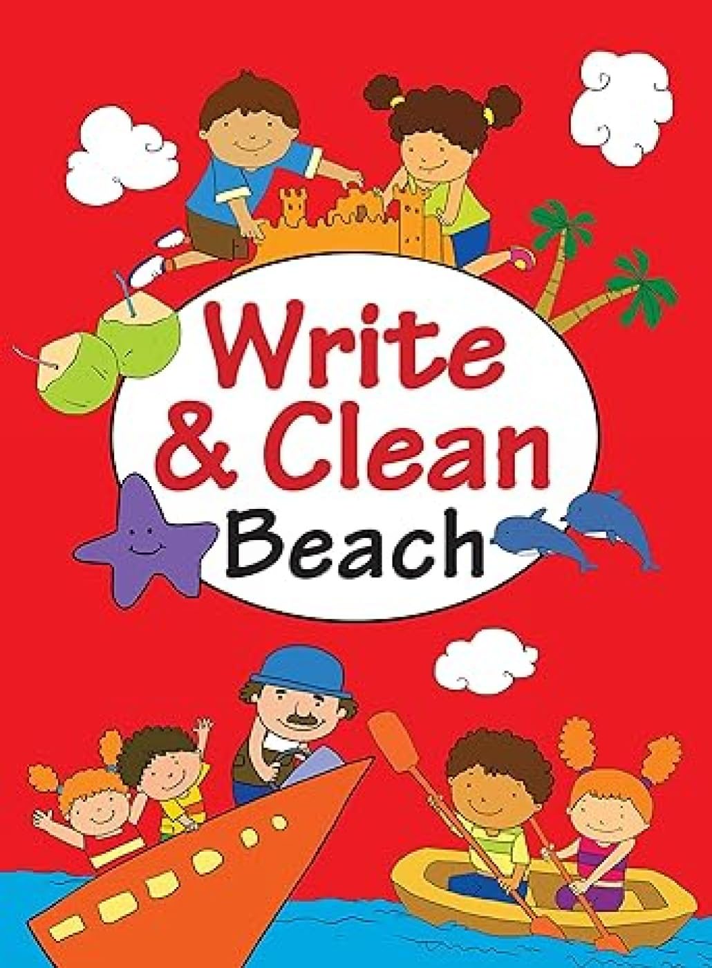 Activity Book : Write & CleanBeachWipe and Clean Activity Book