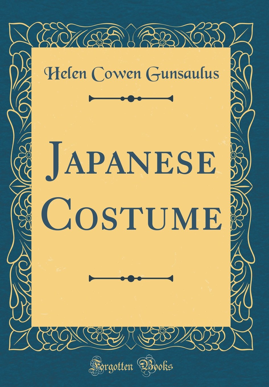 Japanese Costume (Classic Reprint)