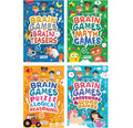 400+ Brain Boosting Activity Book For 6+ Years Old Kids | Set Of 4 Book  400+ Activities With Maths Games, Brain Teasers, Puzzl