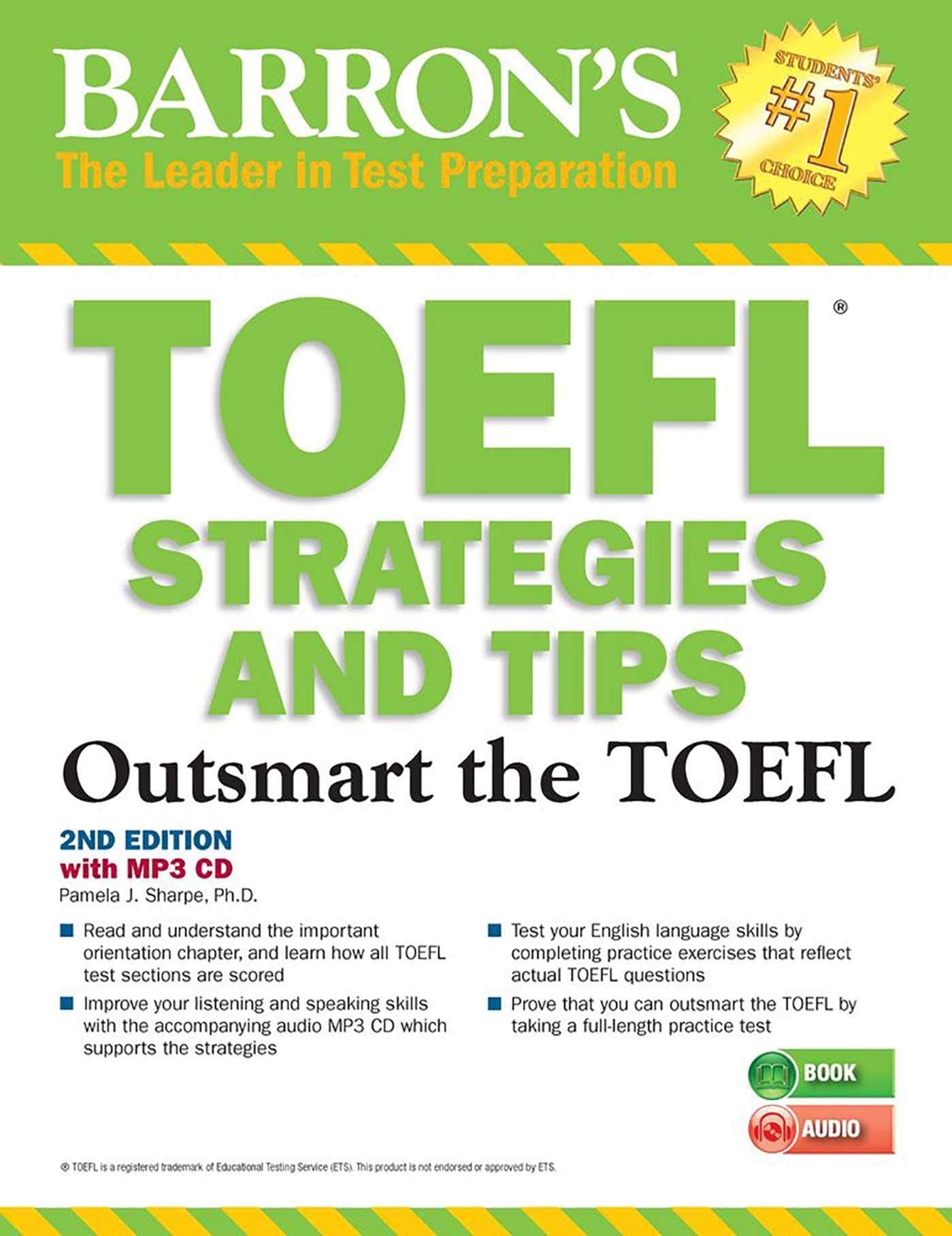 TOEFL Strategies and Tips with MP3 CDs: Outsmart the TOEFL iBT (Barrons Test Prep)