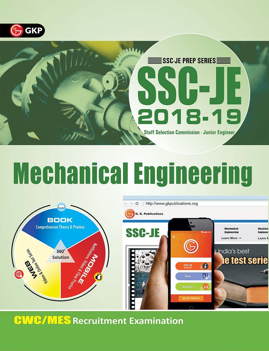 Ssc Je (Cwc/Mes) Mechanical Engineering For Junior Engineers Recruitment Examination 201819