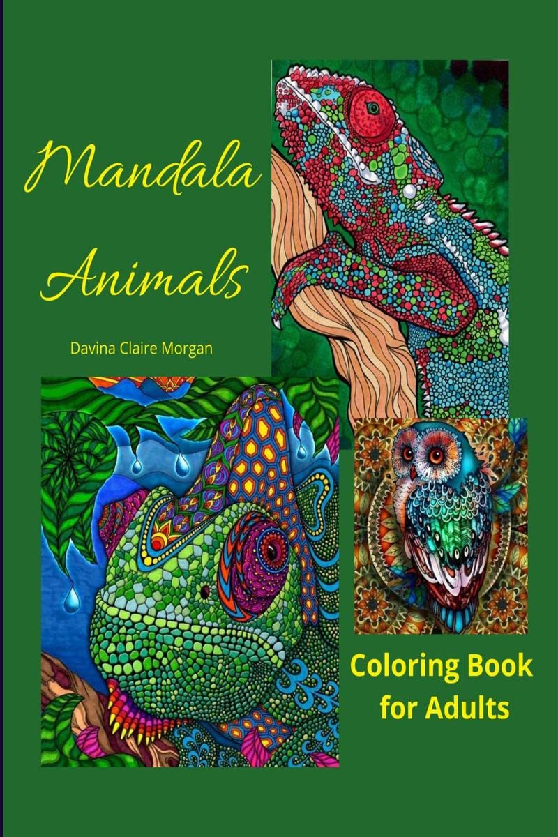 Mandala Animals Coloring Book for Adults : Stress Relieving Mandala Designs with Animals for Adults | 28 Premium coloring pages 