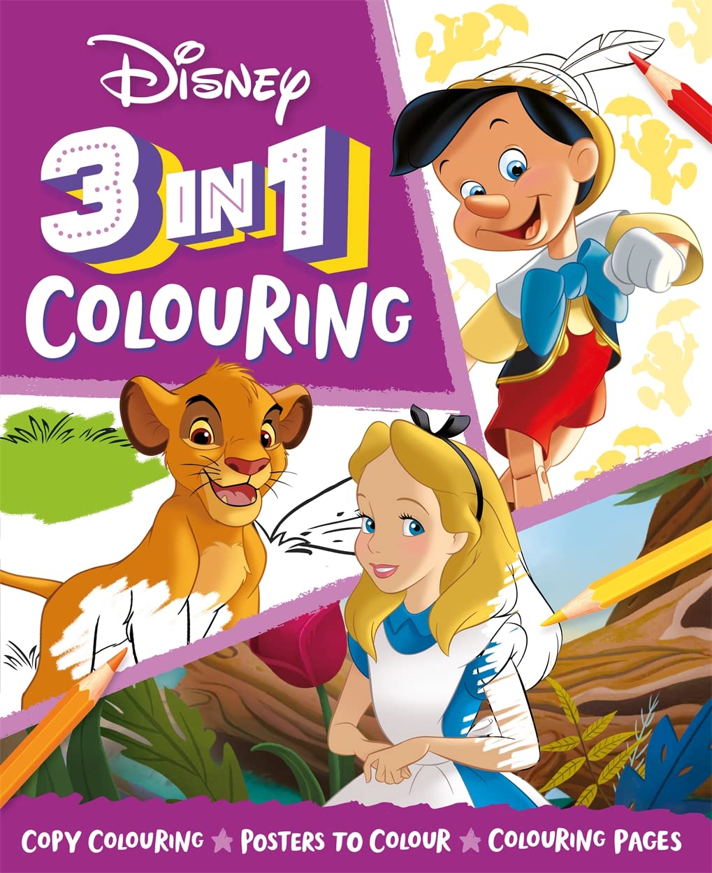Disney: 3in1 Colouring