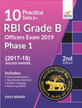 10 Practice Sets For Rbi Grade B Officers Exam 2019 Phase 1  2Nd Edition