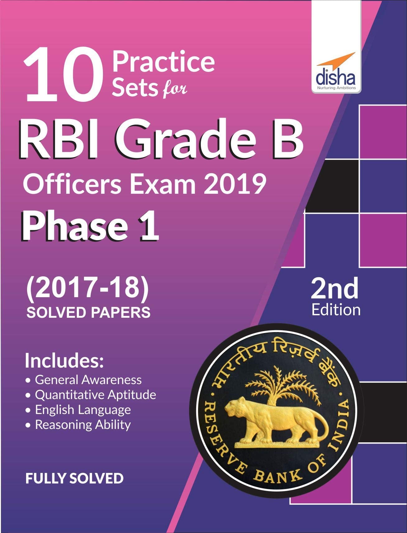 10 Practice Sets For Rbi Grade B Officers Exam 2019 Phase 1  2Nd Edition
