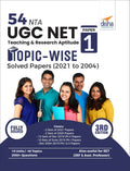 54 Nta Ugc Net Paper 1 Teaching & Research Aptitude TopicWise Solved Papers (2021 To 2004) 3Th Edition