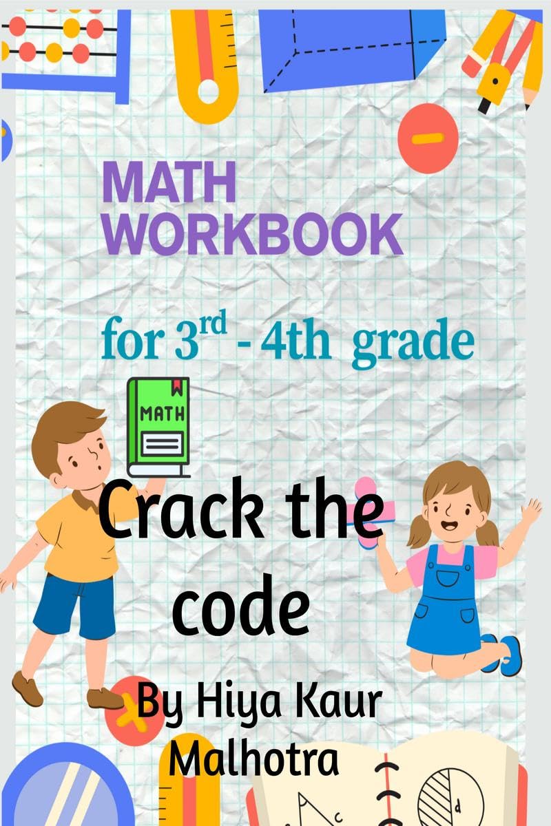 Crack the Code: Math Workbook for 3rd  4th Grade