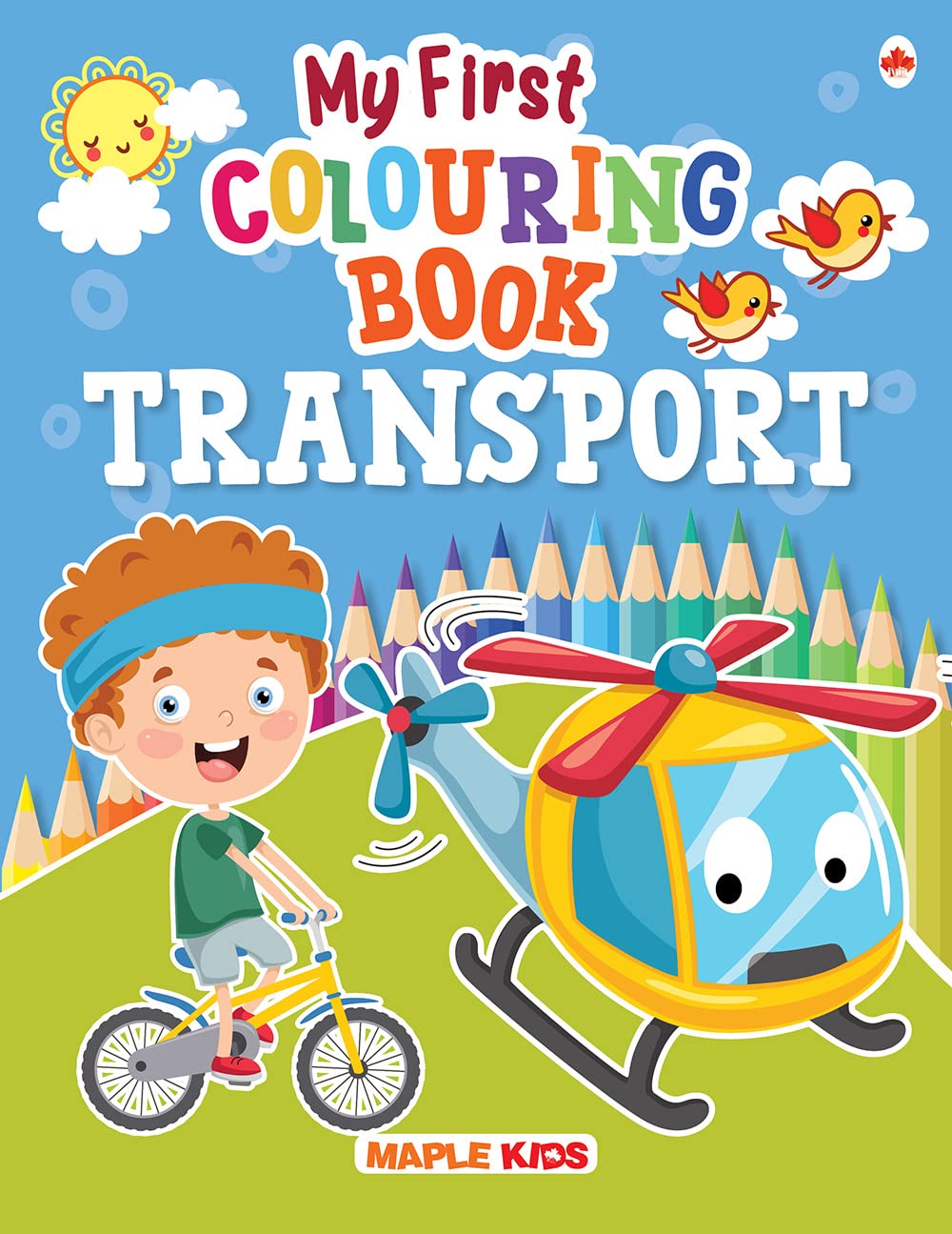 Colouring Book  Transport  Crayons Colour  Colouring Activity Book For Kids  Gift To Children For Painting, Drawing And Colo