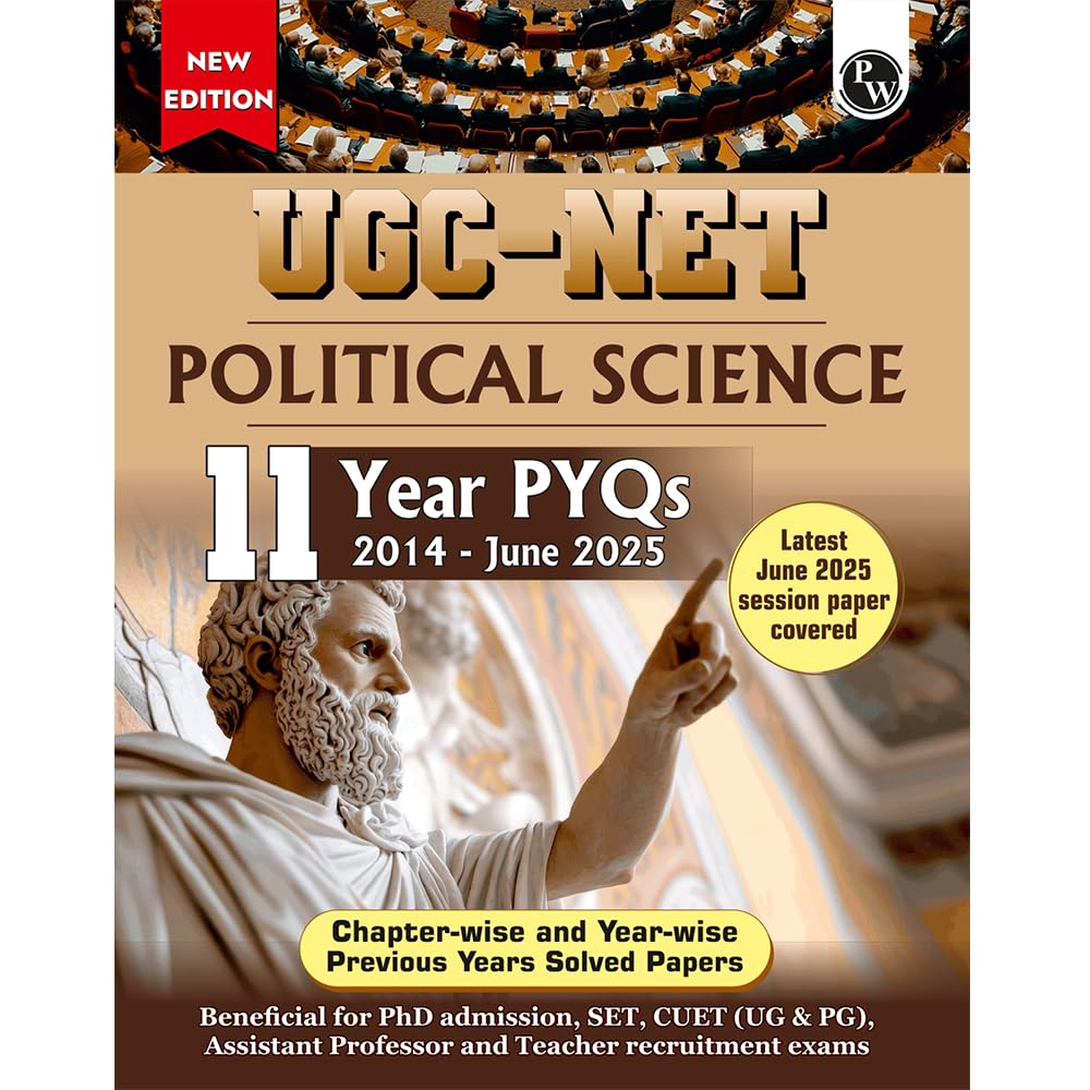 PW UGCNET Political Science PYQ 11 Years (20142025)|Latest June 2025 Session Paper Covered|Chapterwise and Yearwise Previous Y