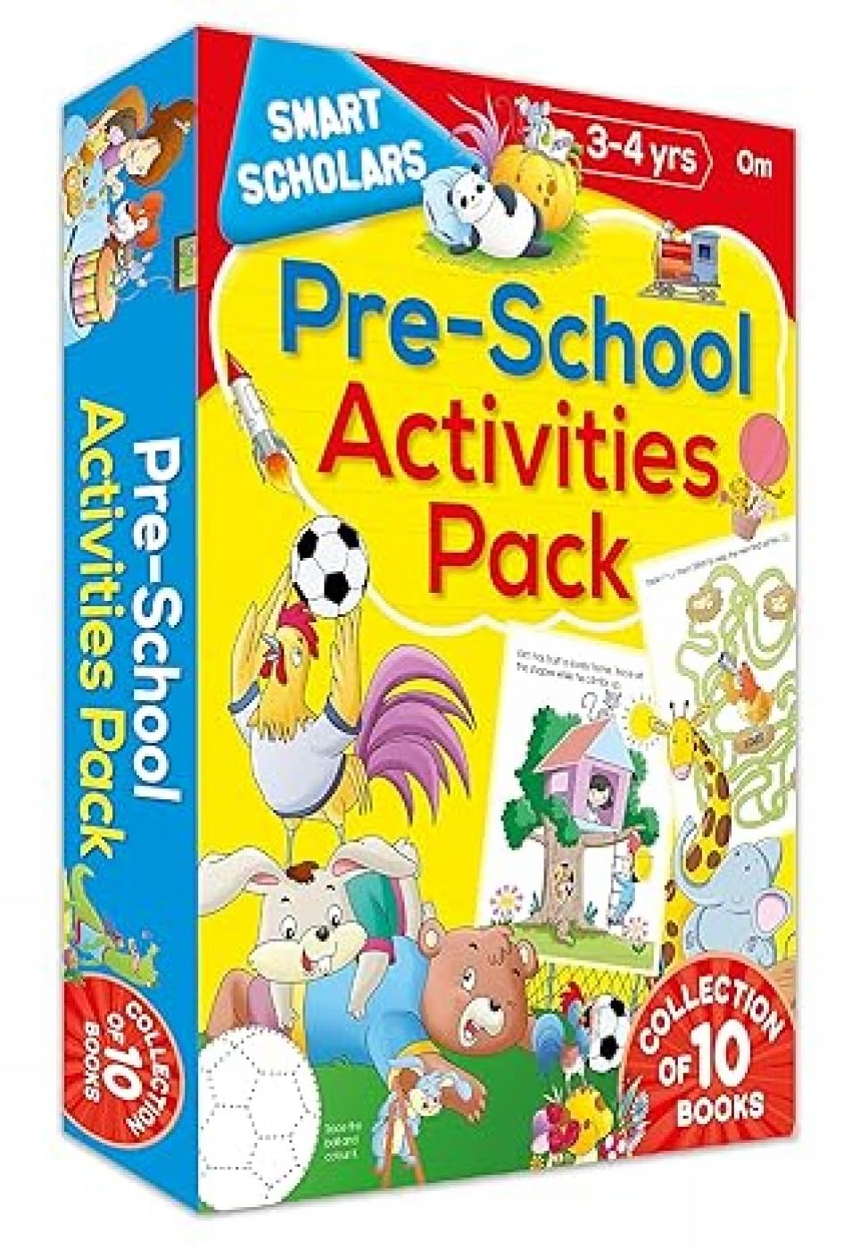 Activity Book : PreSchool Activities Pack ( Collection Of 10 Books) (Smart Scholars)