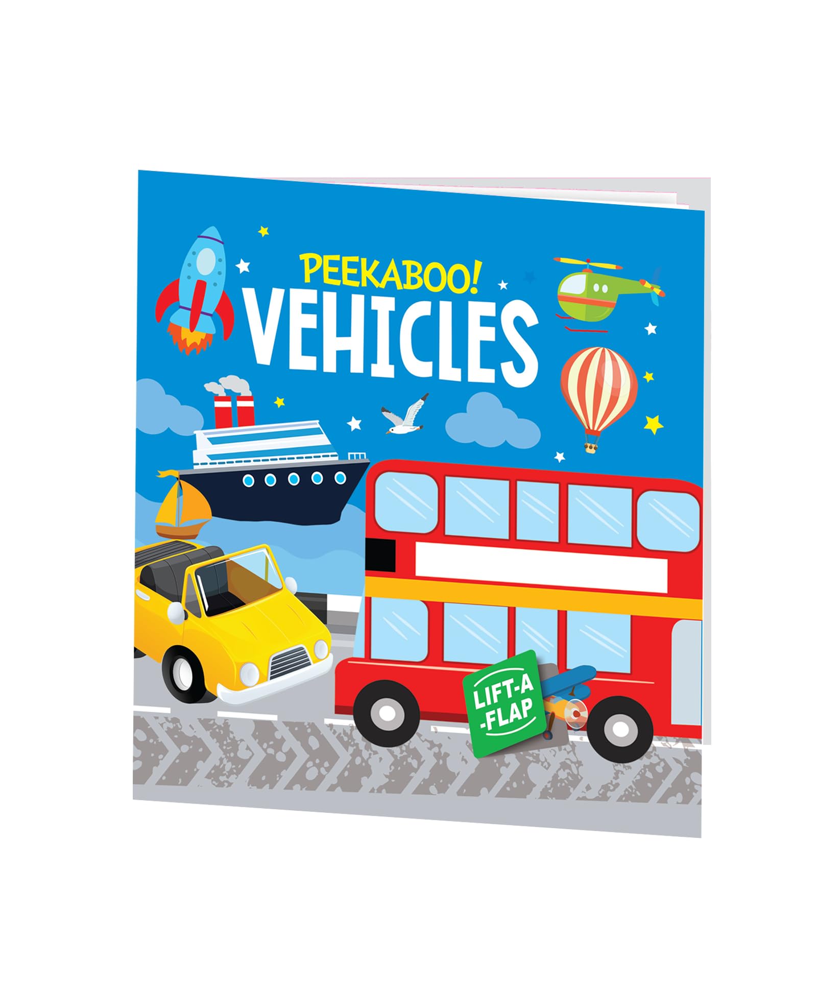 Hello Friend Books Peekaboo! Vehicles: Lift a Flap Board Book for Kids