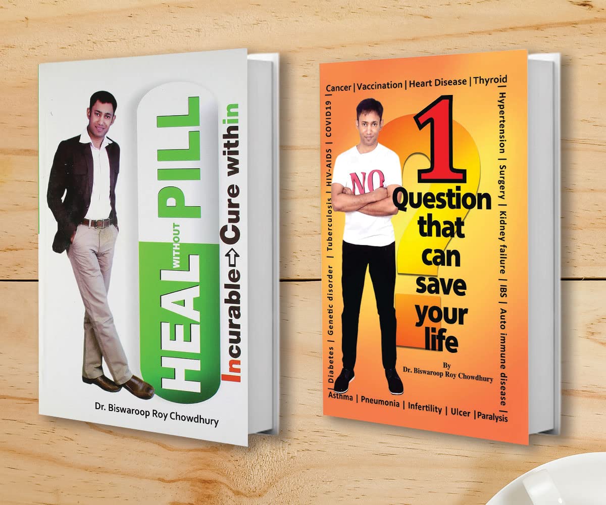 1 Questions That Can Save Your Life + Heal Without Pill (Set Of 2 Books)