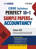 Apc Cbse Perfect 10+1 Sample Papers In Accountancy For Class 12 (202425 Examiation)