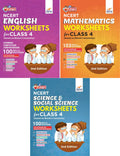 Perfect Genius Ncert English, Mathematics, Science & Social Science Worksheets For Class 4 (Based On BloomS Taxonomy) 2Nd Edit