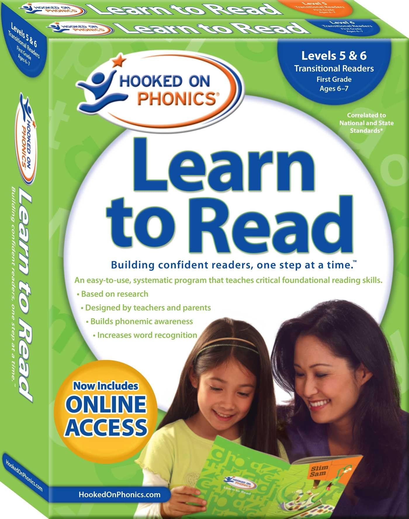 Hooked on Phonics Learn to Read  Levels 5&6 Complete: Transitional Readers (First Grade  Ages 67) (3) (Learn to Read Complete 