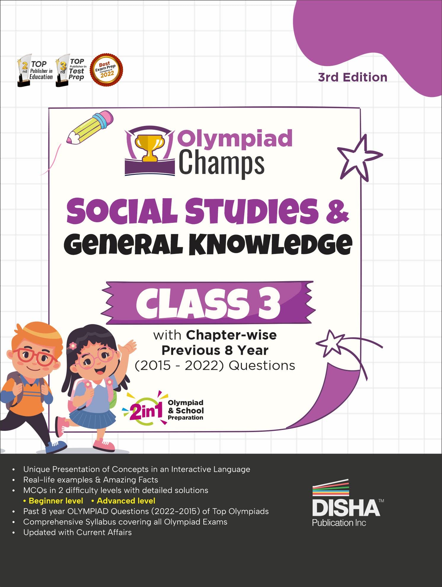 Olympiad Champs Social Studies & General Knowledge Class 3 with Chapterwise Previous 8 Year (2015  2022) Questions 3rd Edition