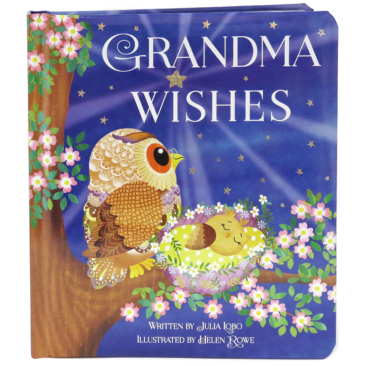Grandma Wishes Love You Always Padded Board Book, Ages 15