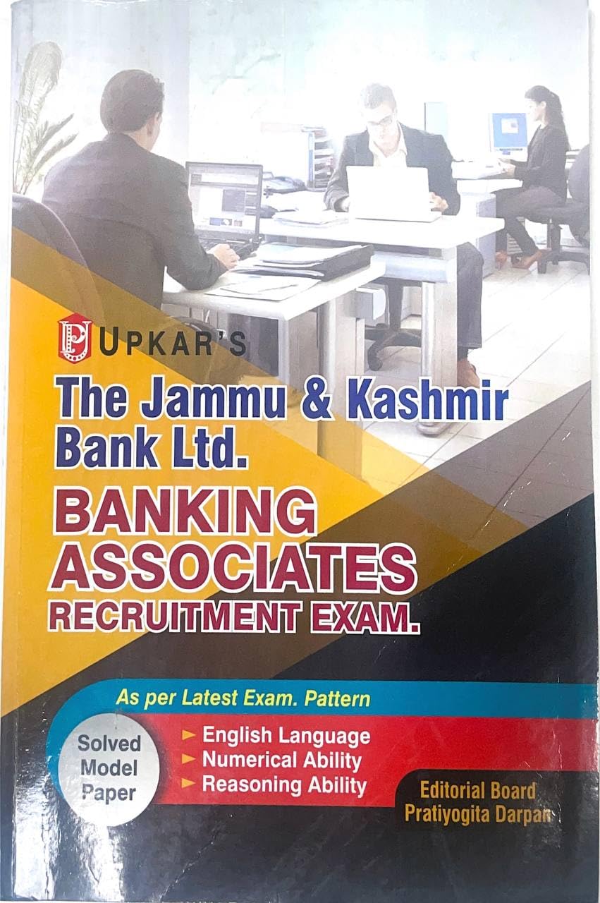 The Jammu & Kashmir Bank Ltd, Banking Associates Recruitment Exam