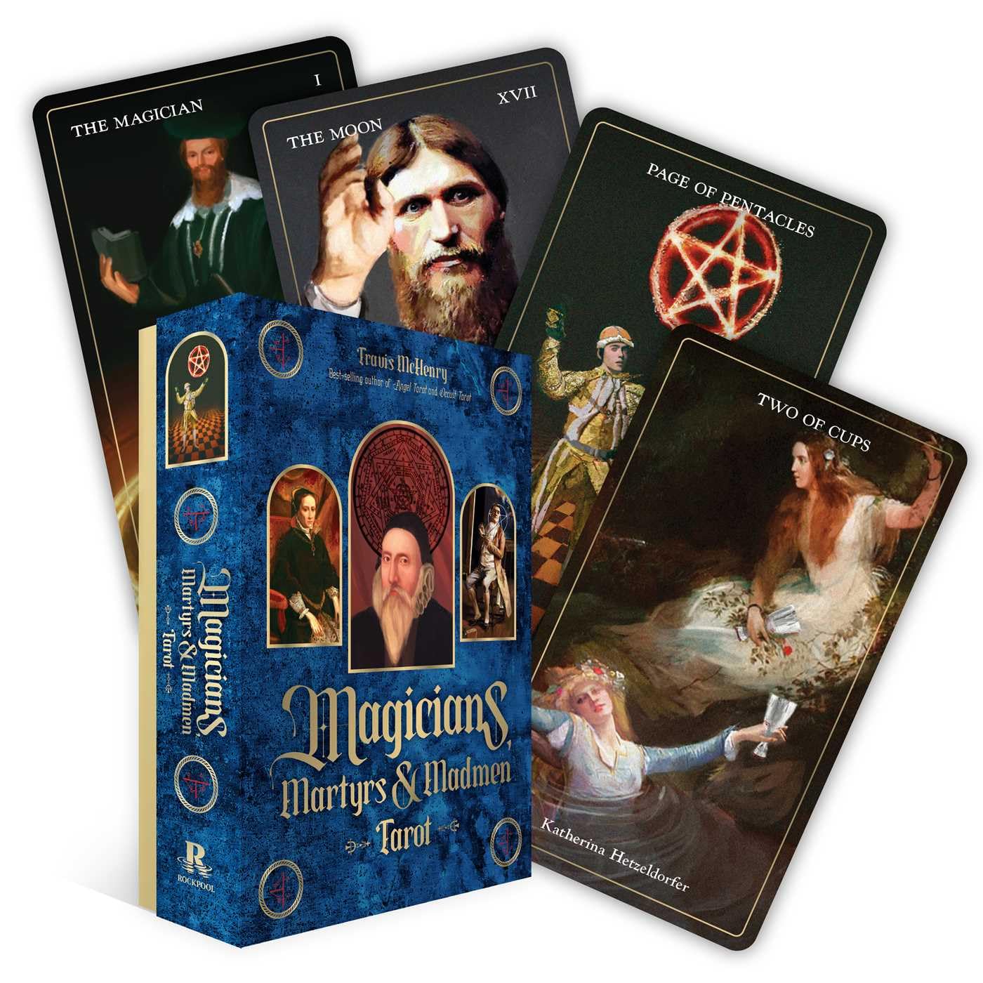 Magicians, Martyrs, and Madmen Tarot: (80 Cards and 128Page FullColor Guidebook)