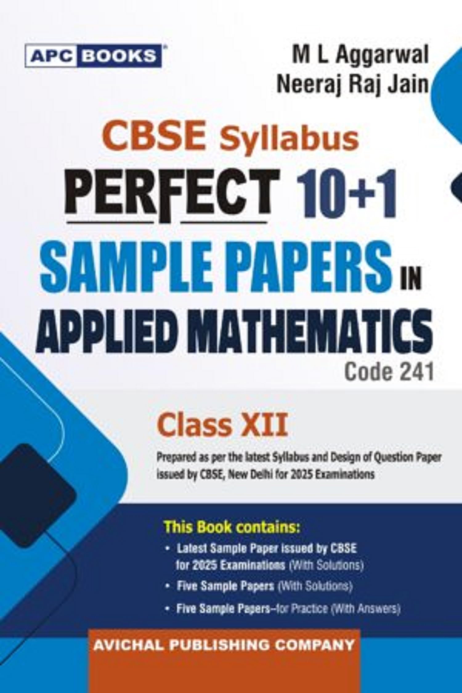 Perfect 10+1 Sample Papers In Applied Mathematics (Code 241) ClassXii