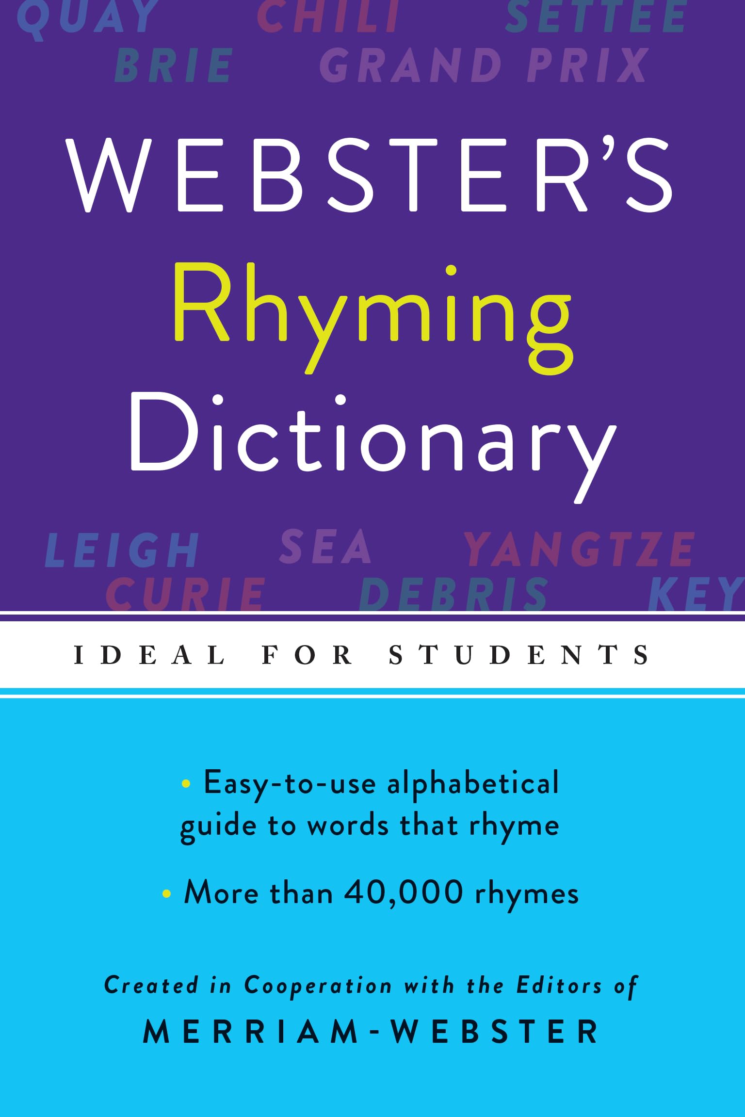 Websters Rhyming Dictionary, Newest Edition