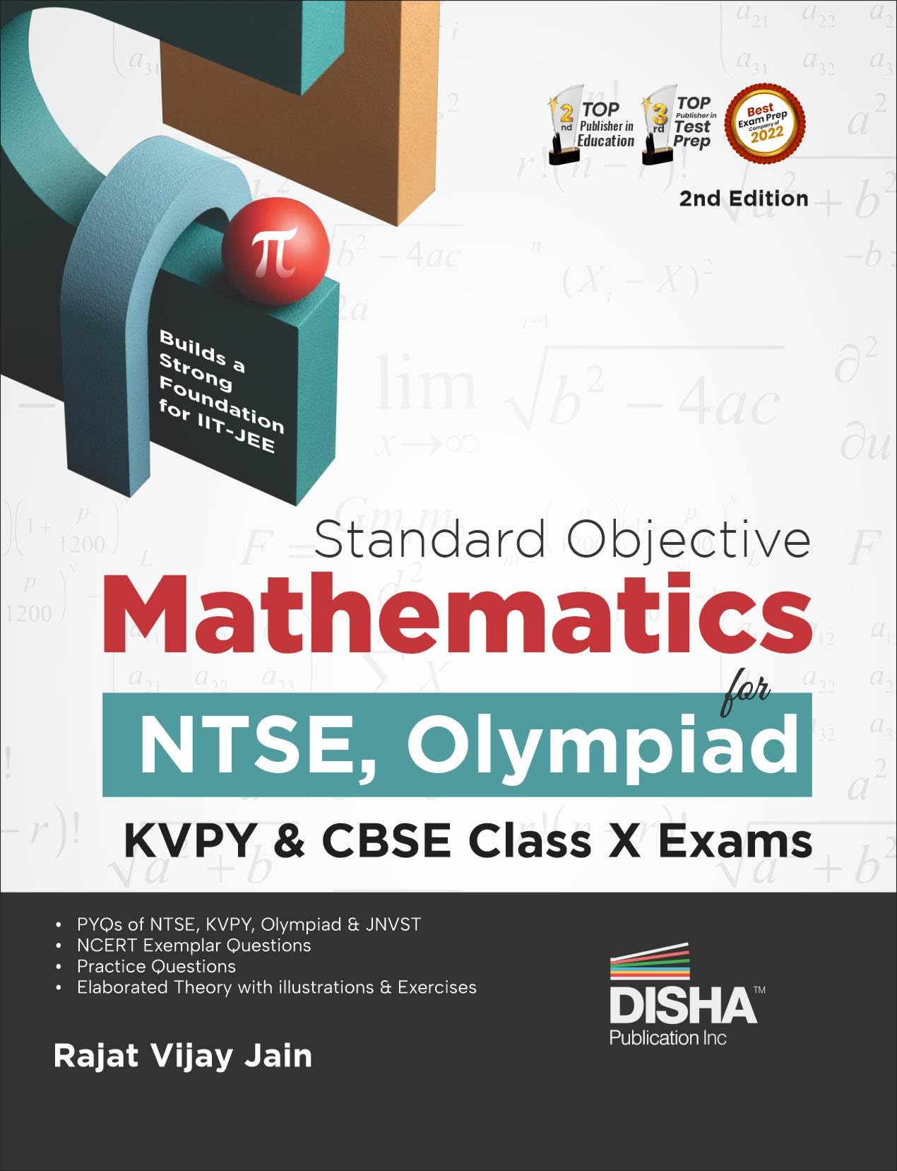 Standard Objective Mathematics For Ntse, Olympiad, Kvpy & Cbse Class 10 Exams 2Nd Edition | Useful For Jnv Class 11 Lest, Jstse 