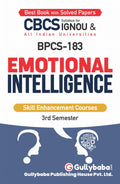 Gullybaba IGNOU BAG 3rd Sem BPCS183 Emotional Intelligence in English  Latest Edition IGNOU Help Book with Solved Previous Yea