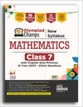 Disha Olympiad Champs New Syllabus Mathematics Class 7 With ChapterWise Previous 12 Year (2013  2024) Questions 5Th Edition | 