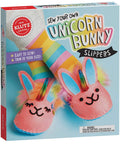 Klutz Sew Your Own Unicorn Bunny Slippers, Multicolor