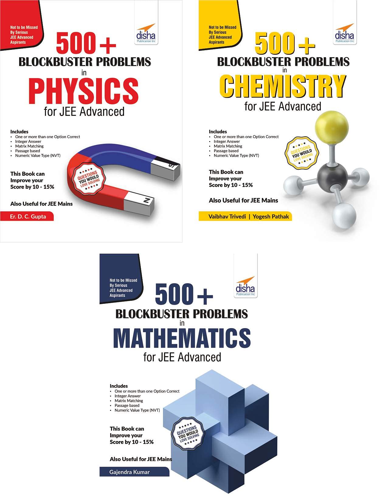 1500+ Blockbuster Problems In Physics, Chemistry & Mathematics For Jee Advanced