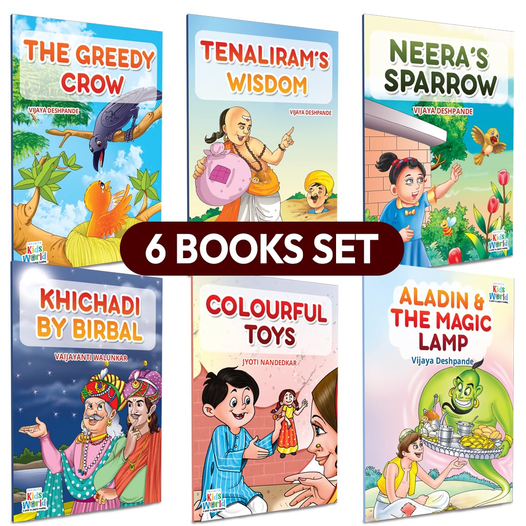 Children Stories Books For Kids 912 | Indian Traditional Moral Story Book For 3 Year Old Children | My First Library Box Set | 