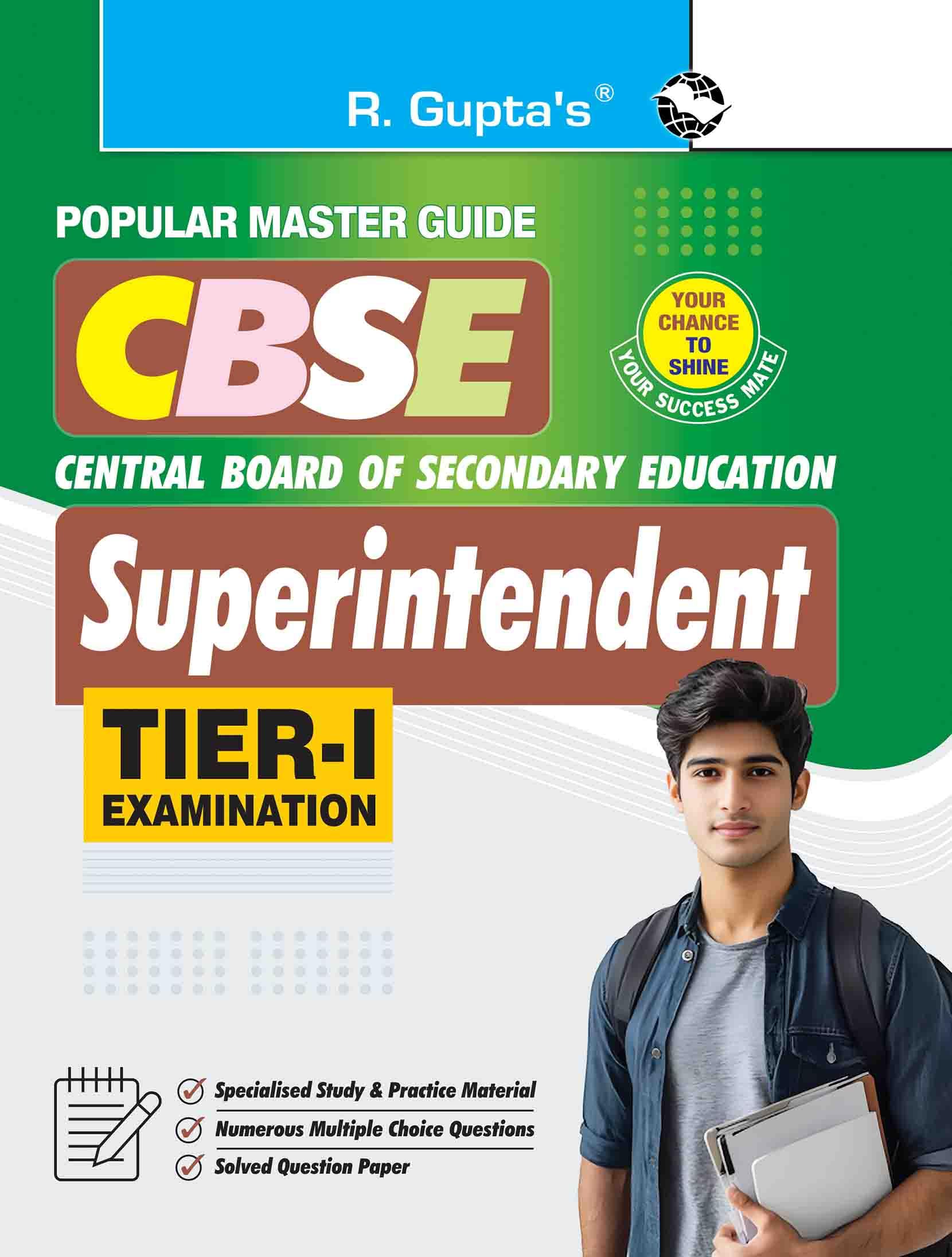 CBSE  Superintendent (TierI) Exam Guide