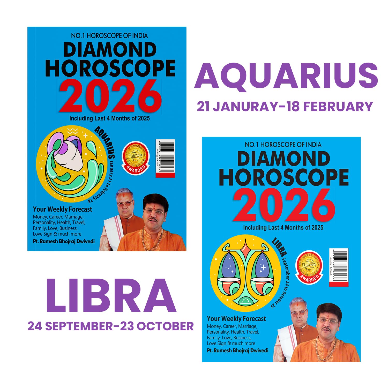Horoscope 2026 : Complete Zodiac Guide For Aquarius + Libra