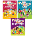 Colouring Books  4 (Set Of 3 Books)  Flags, Festivals, Colours