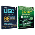 PW NTA 66 UGC NET Paper 1 (Teaching & Research Aptitude) 16 Years PYQs with Complete Chapter Notes + Economics (Paper 2) 11 Year