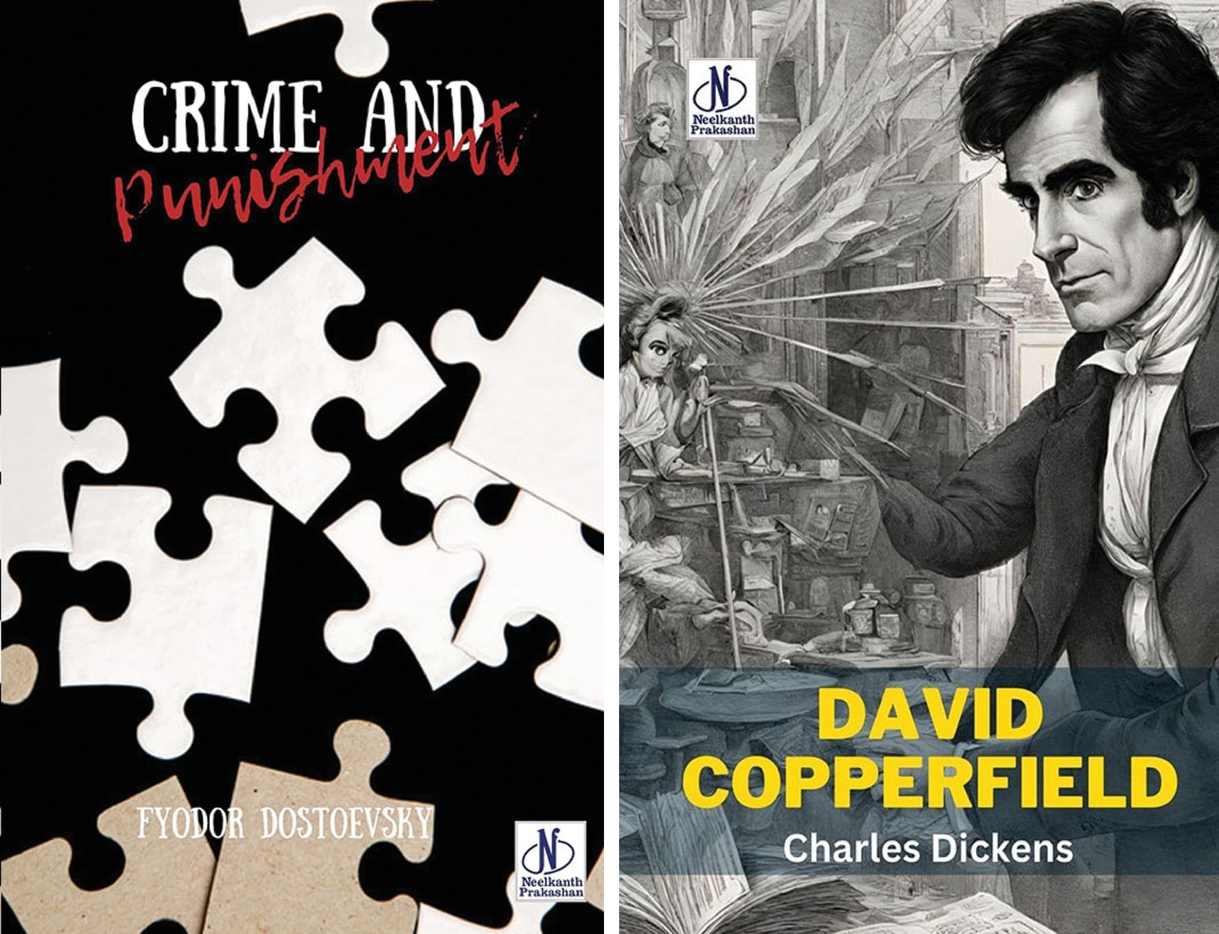 Crime and Punishment and David Copperfield Combo Set of 2 Books