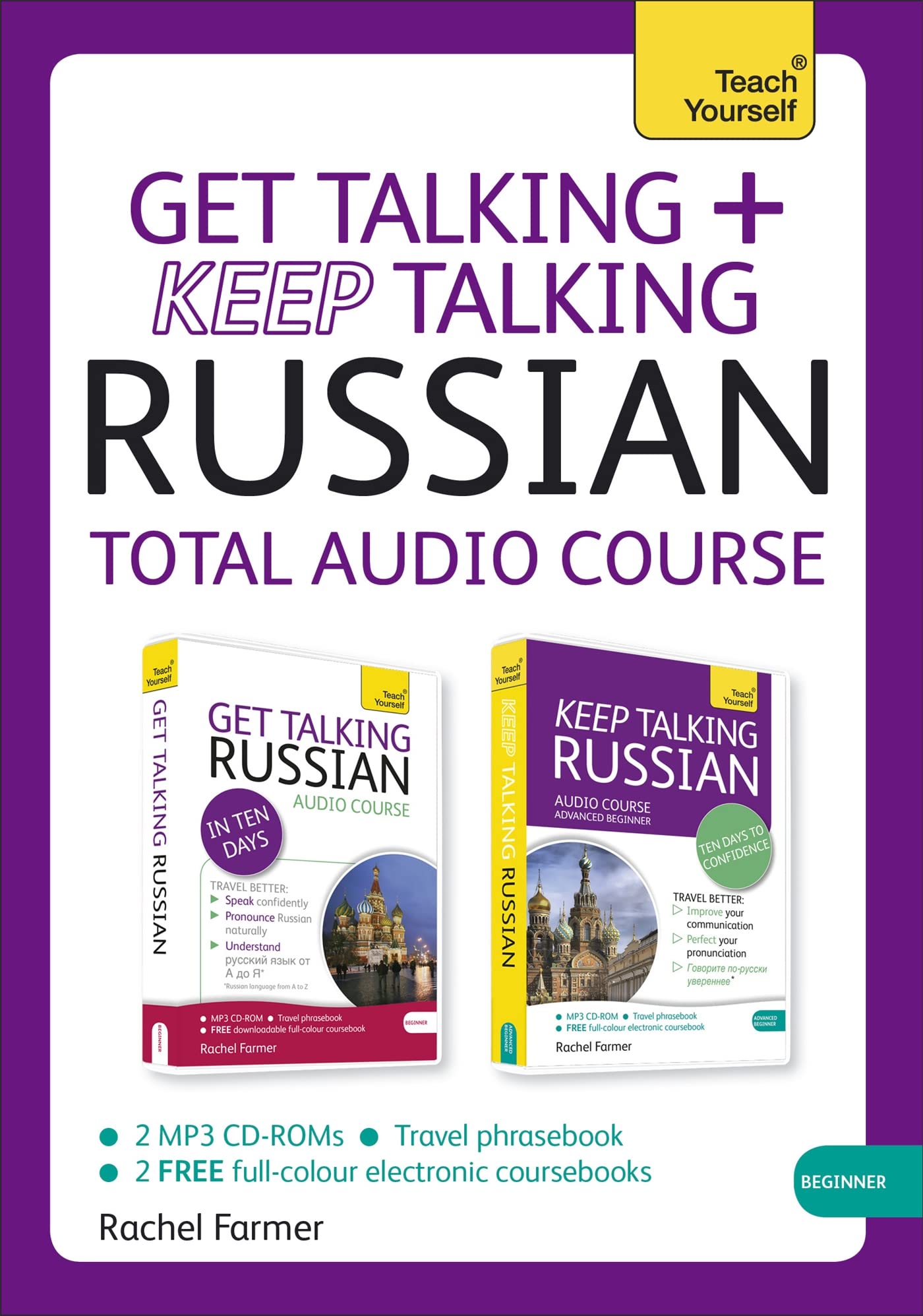 Teach Yourself Get Talking + Keep Talking Russian: Total Audio Course, Beginner