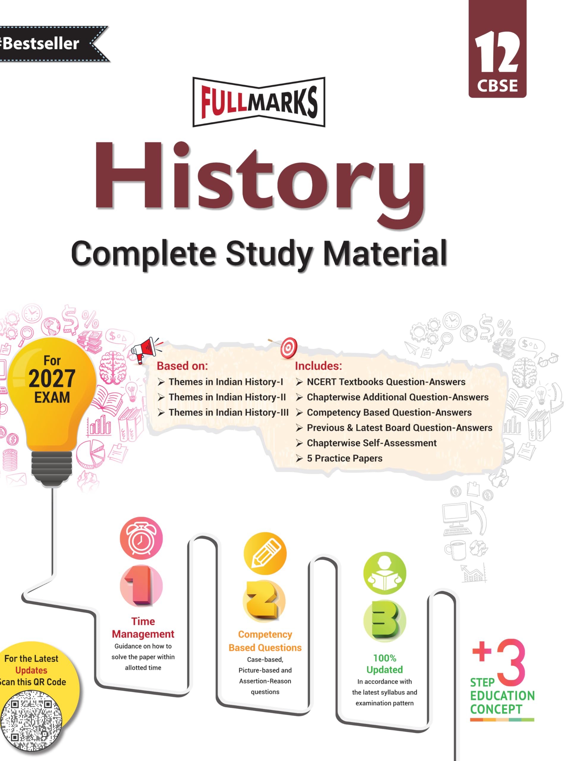 Full Marks History Complete Study Material Class 12 | Based on Themes in Indian HistoryI, Themes in Indian HistoryII, Themes i