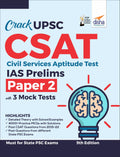 Crack Upsc Csat Civil Services Aptitude Test Ias Prelims Paper 2 With 3 Mock Tests 9Th Edition