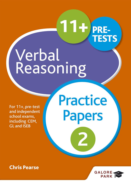 11+ Verbal Reasoning Practice Papers 2: For 11+, PreTest And Independent School Exams Including Cem, Gl And Iseb