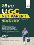 36 Nta Ugc Net Paper 1 YearWise Solved Papers (2020 To 2004) 4Th Edition